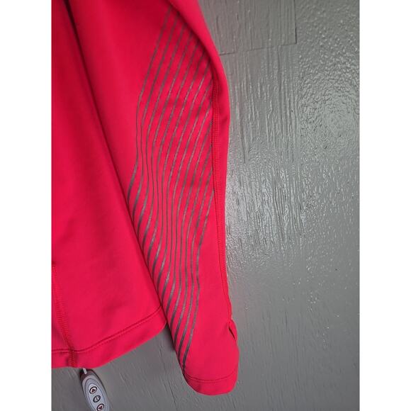 Nike Neon Pink Dri-Fit Running Reflective Womens Medium Jacket Athletic - Picture 5 of 10